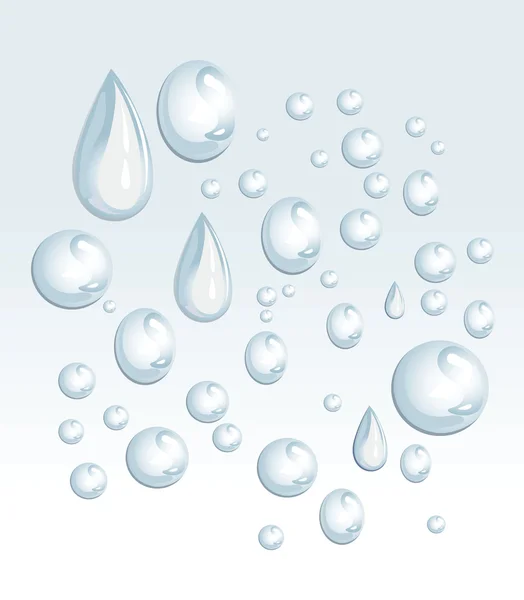 stock vector Water drops