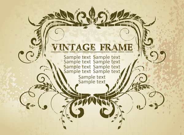Vintage frame Stock Vector