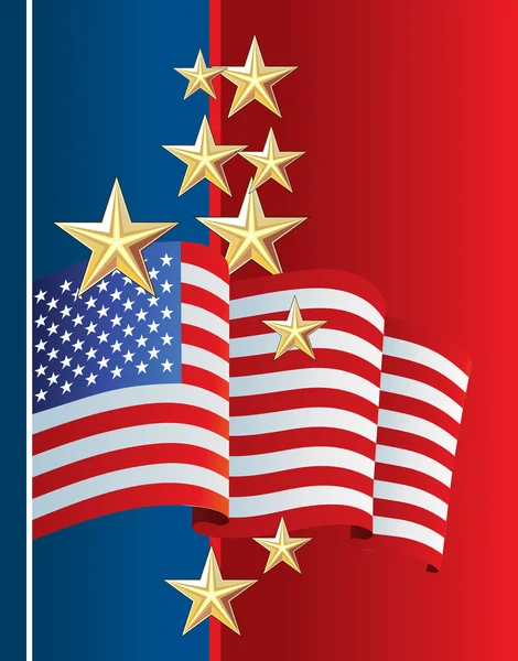 Σημαία Ηνωμένων Πολιτειών — Διανυσματικό Αρχείο