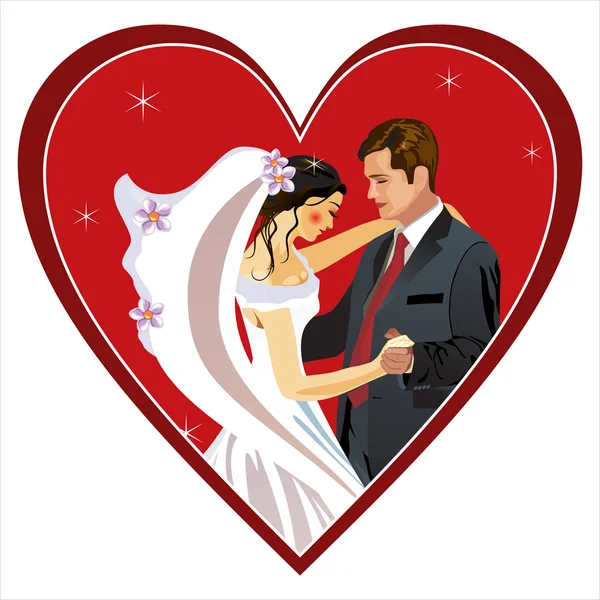 Matrimonio — Vettoriale Stock