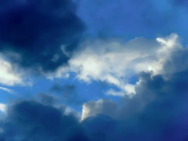Wolken. hemel. — Stockfoto