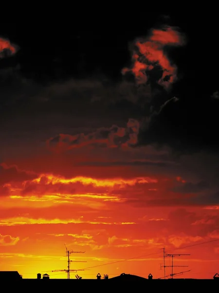 Red dawn. — Stock fotografie