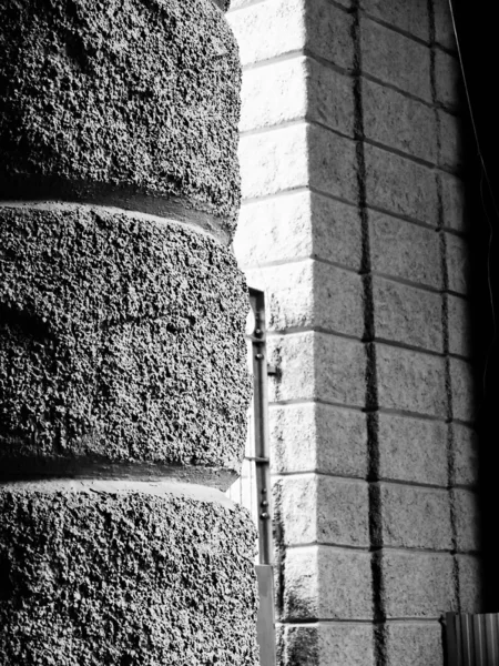 Каменная колонна. Текстура . — стоковое фото