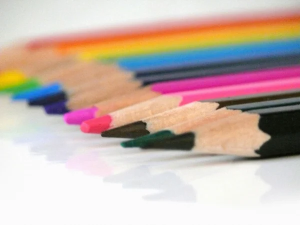 Barevný tužky. — Stock fotografie