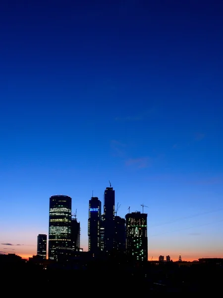 Solnedgång. Moskva. — Stockfoto