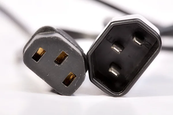 Cord for connection of a computer — Stock Photo, Image