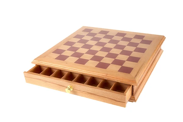 Декоративная шахматная доска изолирована — стоковое фото