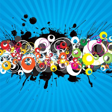 Abstract colorful background clipart