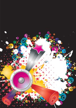 Abstract colorful background clipart