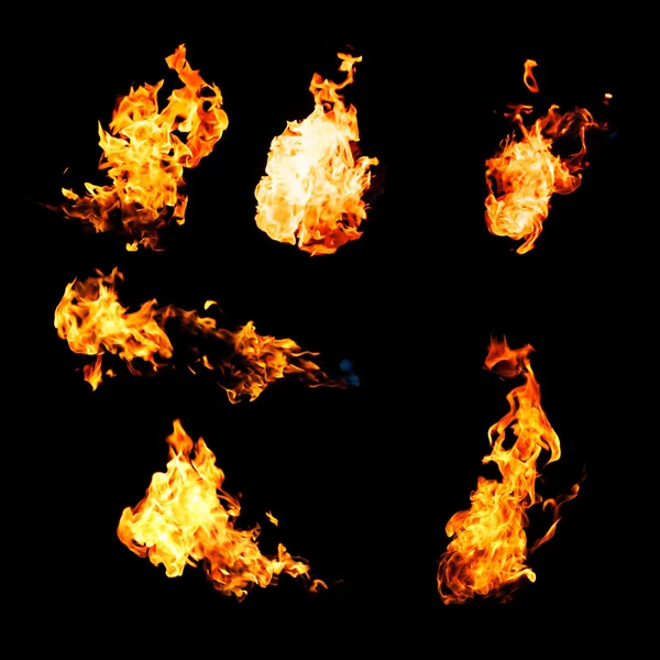 Flame samples — Stock Photo, Image