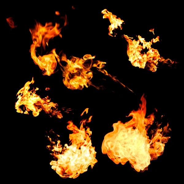 Образцы огня — стоковое фото