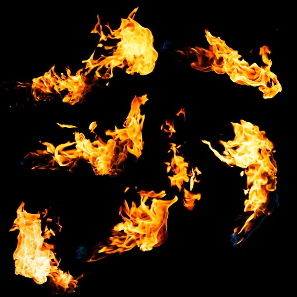 Образцы огня — стоковое фото