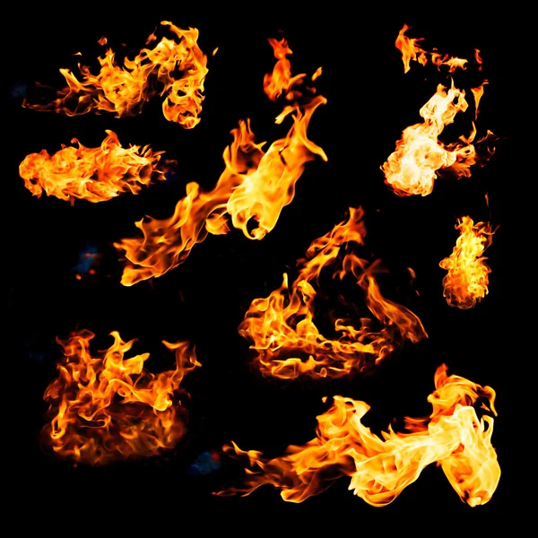 Φλόγα δείγματα — Φωτογραφία Αρχείου