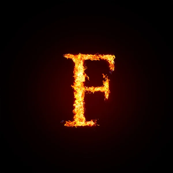 Tűz font — Stock Fotó