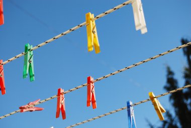 Clothesline clipart