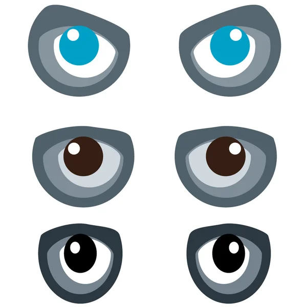 stock vector Different types of eyes