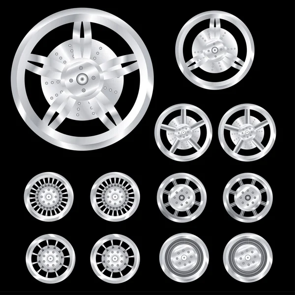 stock vector Auto wheels