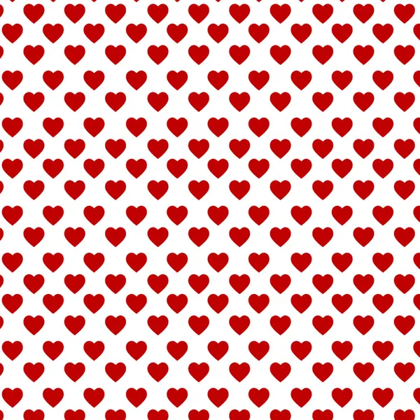 Rode harten op de witte achtergrondkleur — Stockvector
