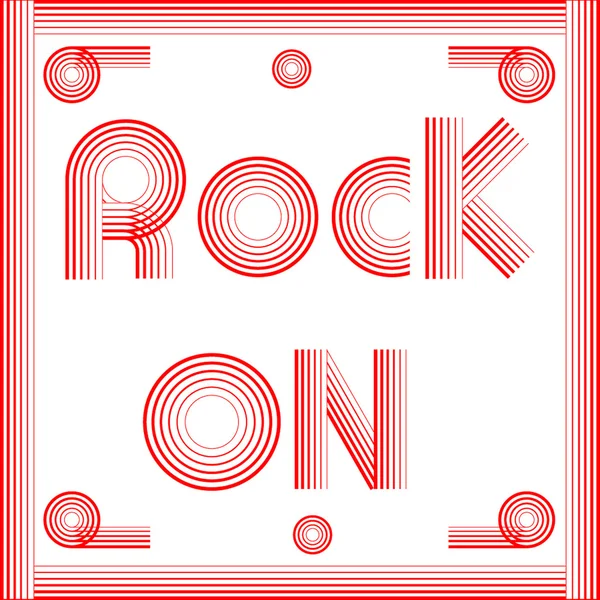 Rock on — Stockvektor