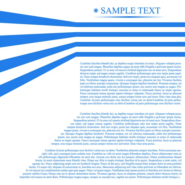 Синий фон с текстом. Векторная иллюзия — стоковый вектор