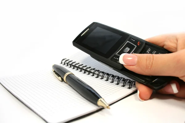 stock image Telephone and purse