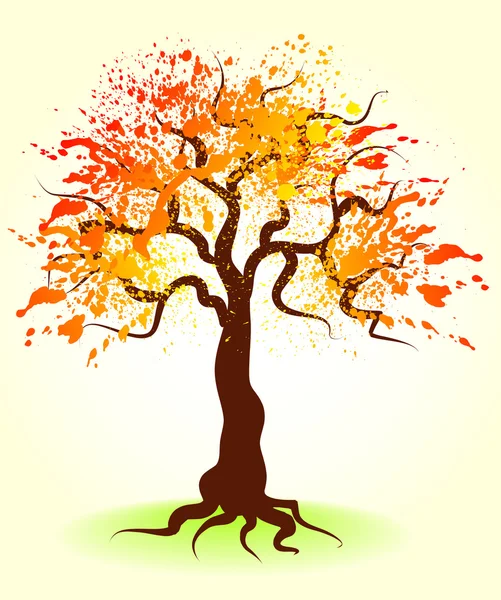 Autumn Tree — Stock Vector © Elenita #1185373