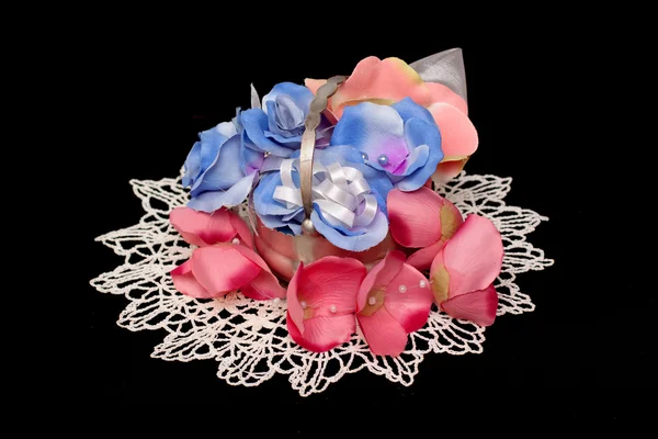 stock image Artificial handmade roses