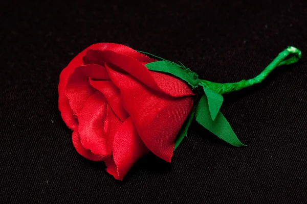 Artificial handmade rose — Stock Photo, Image