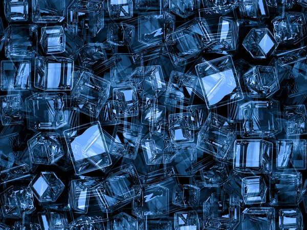 Blauwe vierkantjes — Stockfoto