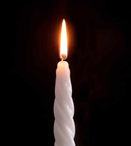 白色的蜡烛 — 图库照片