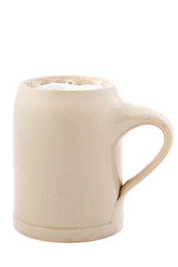 Beercup with beer isolated clipart
