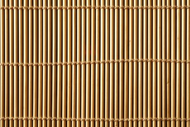 Bamboo mat close up clipart