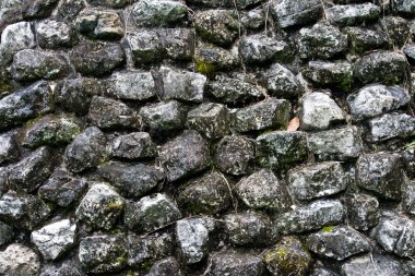 Ancient stone wall texture clipart