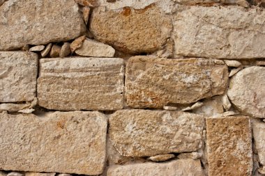 Ancient stone wall texture clipart