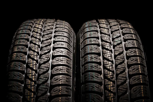 Gros plan sur les pneus — Photo