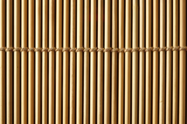 Bambu matta på nära håll — Stockfoto