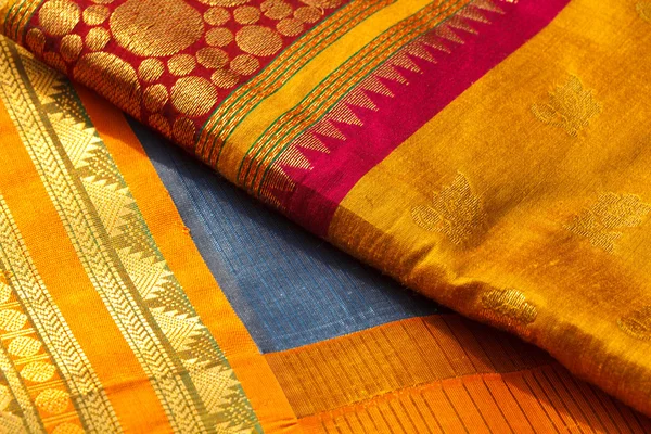 Indische Saris — Stockfoto