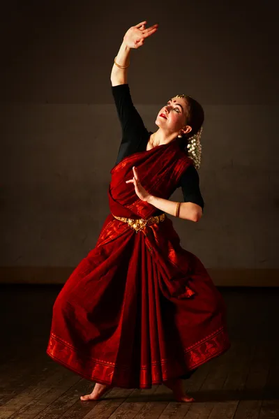 Wykładnik bharat natyam tańca — Zdjęcie stockowe