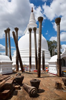 Ancient Thuparama Dagoba (stupa) clipart