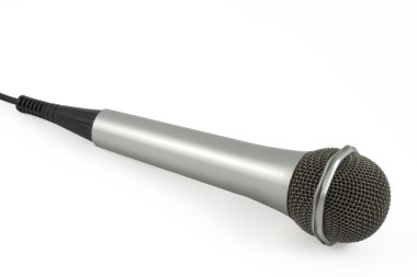 Microphone On A White Background clipart