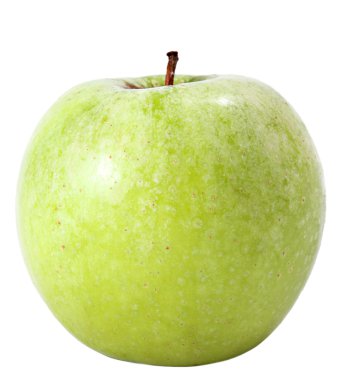 Green apple isolated clipart