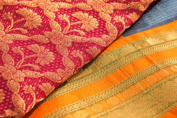Indiska saris — Stockfoto