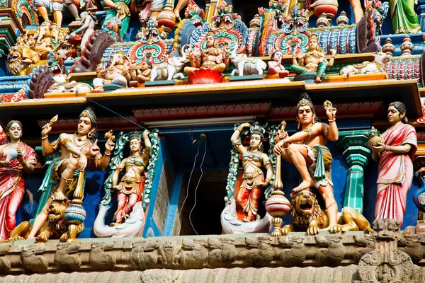 Gopuram (torony) a Hindu templom — Stock Fotó