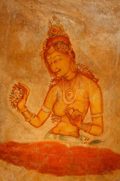 Freski Sigiriya — Zdjęcie stockowe