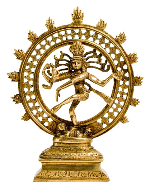 시바 nataraja-주님의 춤의 동상 — 스톡 사진