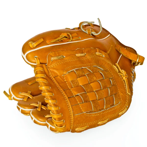 Baseball catcher mitt isolated on white — Stock Photo, Image