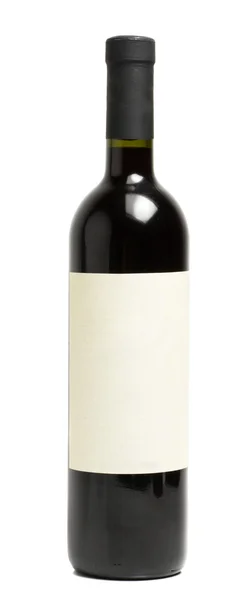 Bottiglia di vino isolato — Foto Stock
