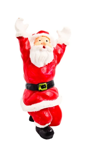 Santa Clause figurine isolated — Stock Photo, Image