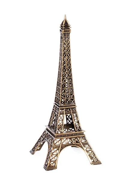 Small bronze copy of Eiffel tower — Stock Photo, Image