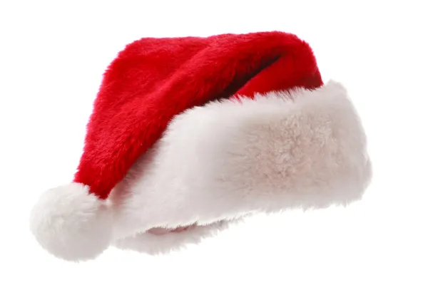 Santa hat isolated on white Royalty Free Stock Images